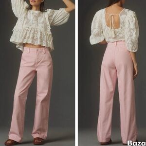 favorite daughter the taylor trouser low rise jeans in ballet slipper